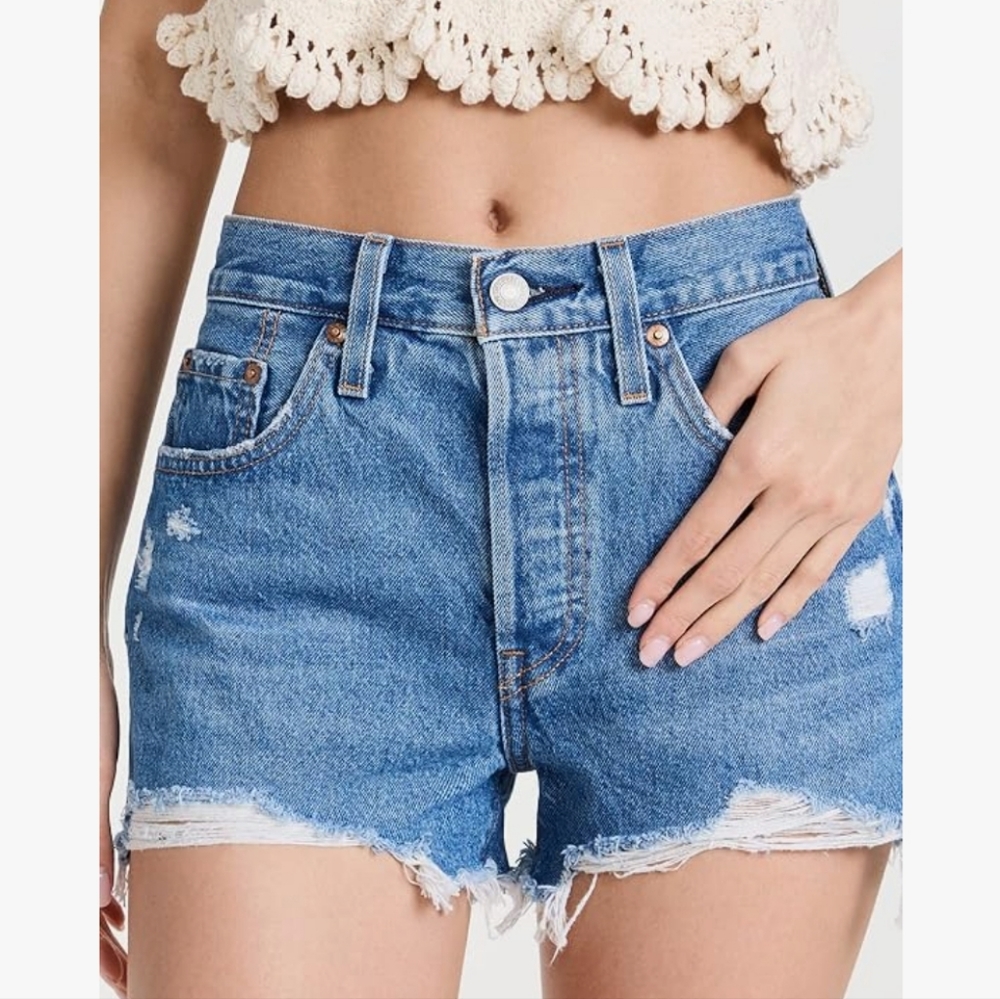 Levi's Premium 501 denim shorts